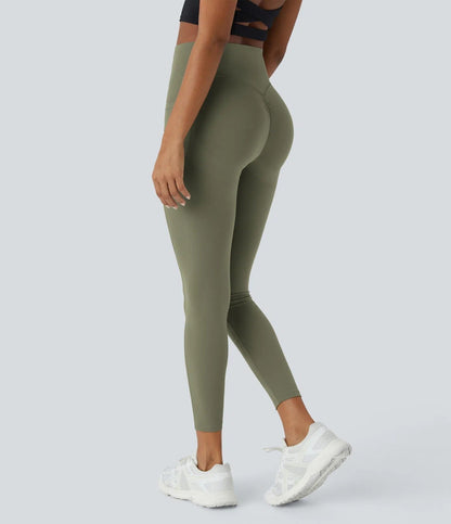 High Waisted Tummy Control Shaping Training Leggings (2 Pack)